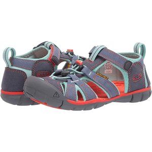 Keen Kid's Seacamp II CNX Flint Stone/Ocean Wave Washable Sandals
